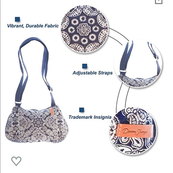 🤩 3 for $20 New Donna Sharp Crossbody/Purse Bandana - Picture 5 of 10